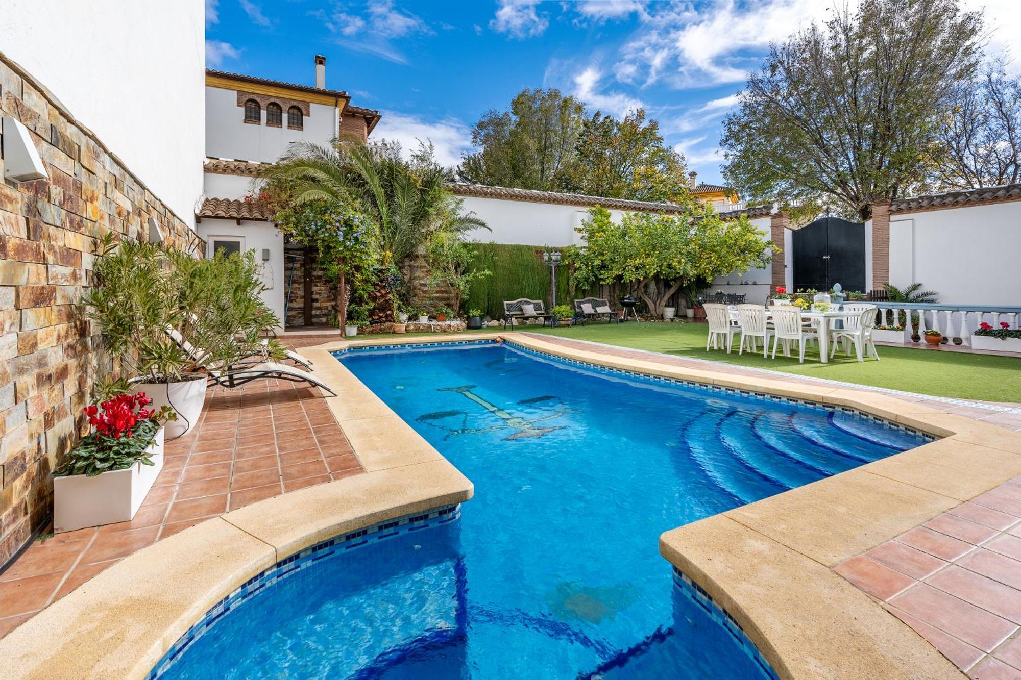 Vila Casa De Amigos La Latina Con Piscina, Chimenea Y Barbacoa Illora Exteriér fotografie