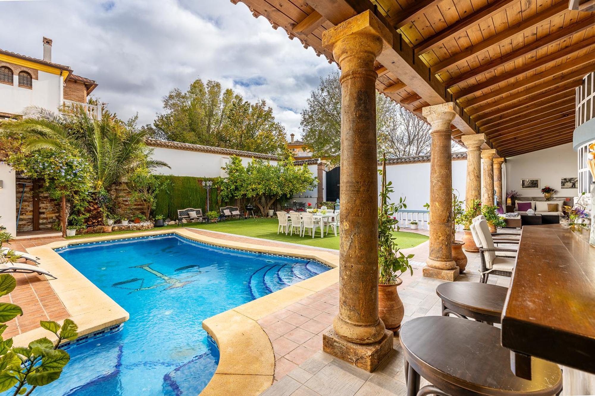 Vila Casa De Amigos La Latina Con Piscina, Chimenea Y Barbacoa Illora Exteriér fotografie