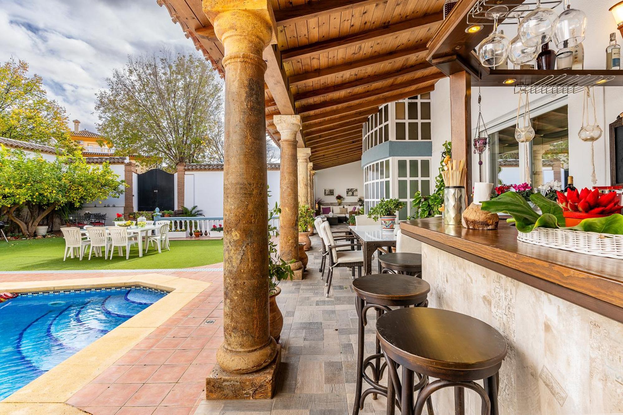 Vila Casa De Amigos La Latina Con Piscina, Chimenea Y Barbacoa Illora Exteriér fotografie
